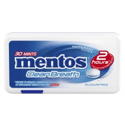 Mentos Clean Breath Peppermint 21g