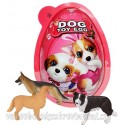 Plastic Egg XXL Dog Toy - velké plastové vajíčko s figurkou pejska a sladkostmi
