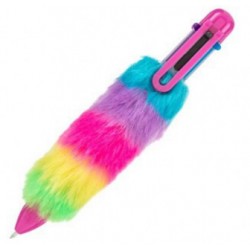 Rainbow Pen - šestibarevná chlupatá propiska