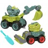 Dino Builder- dino stavebnice - stavební vozidlo + bonbóny