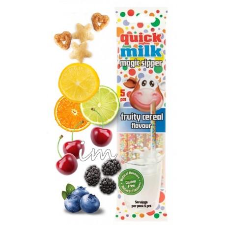 Quick Milk Fruity Cereal 5x6g