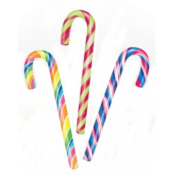 Candy Cane Multicolor 12g - ovocné lízátko ve tvaru hůlky