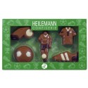 Heilemann 100g Fotbal - čokoládová fotbalová sada