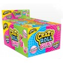 Crazy Roll Gum 15g - rolovaná ovocná žvýkačka s tetováním (mix 4 chutí)