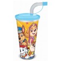 Paw Patrol Plastic Cup with Straw