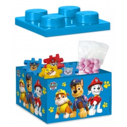 Paw Patrol Blocks Candy + Puzzle - stavebnicová kostka s překvapením