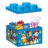 Paw Patrol Blocks Candy + Puzzle - stavebnicová kostka s překvapením