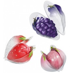3D Juicy Gummy Fruit Mix 18g - pěnové želé s náplní ve tvaru ovoce 