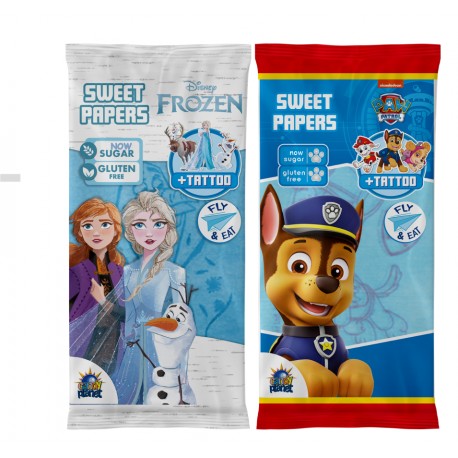 Sweet Papers withTattoo Paw Patrol/ Frozen 8g