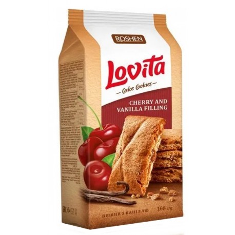 Roshen Lovita Cherry Vanilla 168g