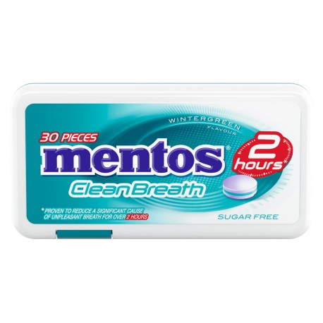 Mentos Clean Breath Wintergreen 21g