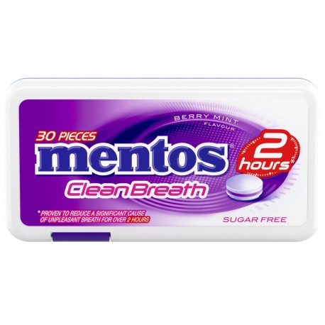 Mentos Clean Breath Berry Mint 21g