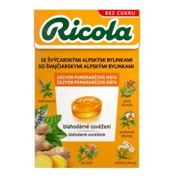 Ricola 40g Zázvor pomerančová máta