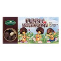 Funny Mushrooms Milk Chocolate 60g