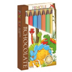 Belgian Milk Chocolate Pencils Dino 100g 
