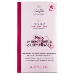Dolfin Milk Macadamia/ Salted Caramel 70g