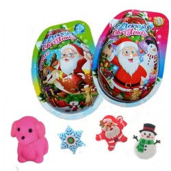 Merry Christmas Plastic Egg 