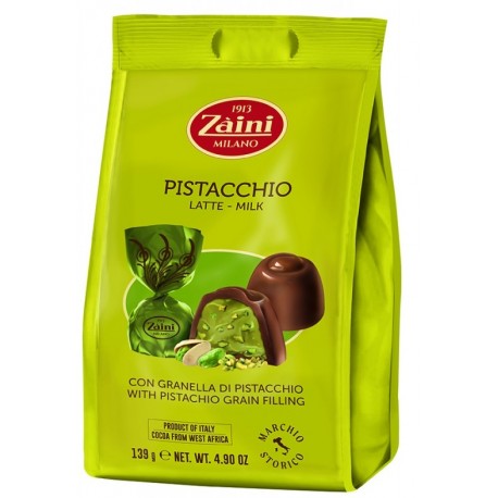 Zaini Pistachio Milk Pralines 139g