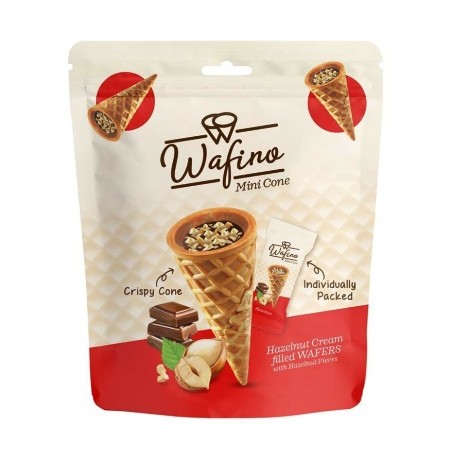 Wafino Mini Cone Hazelnut 100g