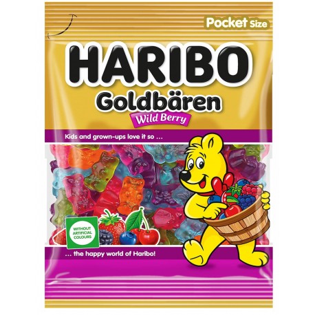 Haribo Goldbären Wild Berry 80g