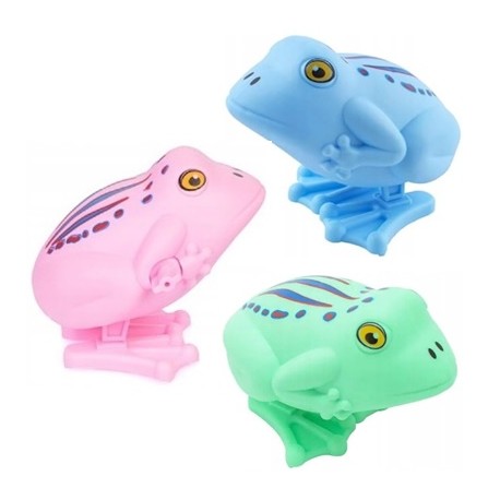 Frogs Wind - Up Toy + Candy