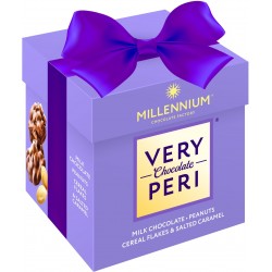 Millenium Very Peri 140g - čokoládové hrudky s arašídy, rozinkami a slaným karamelem