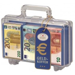 Euro Geldkoffer 112.5g - dárkový kufřík plný "Euro" s mléčnou čokoládou 