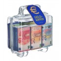 EURO Geldkoffer 33g - dárkový kufřík s mléčnou čokoládou- malá rezerva v případě nouze