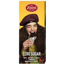 Zaini Zero Sugar Dark Almond&Lemon 70g