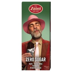 Zaini Zero Sugar Dark-Cocoa Nibs 70g