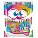 PEZ Fizzy Tutti Frutti 60g - šumivé bonbóny v ruličce s chutí Tutti Frutti