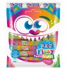 PEZ Fizzy Tutti Frutti 60g - šumivé bonbóny v ruličce s chutí Tutti Frutti