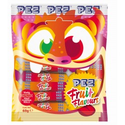 PEZ Fruit Flavours 60g - ovocné bonbóny v ruličce