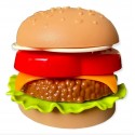 Mega Burger Puzzle Toy - zábavná skládačka pro děti