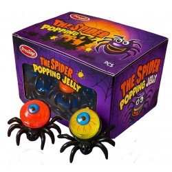 Spider Eyes Jelly + Popping Candy - velký pavouk, želé oko a praskací prášek