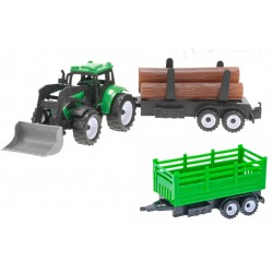 Farm Vehicles - traktor s přívěsem a sladké bonbóny
