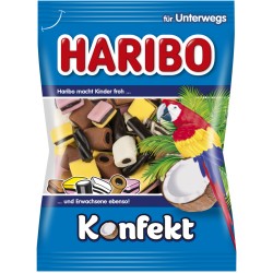 Haribo Konfekt 100g - lékořicovo‑kokosové želé