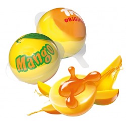 Trolli Flavorbombs Mango 18,8g - Trolli Flavorbombs Mango 18,8 g – pěnové mango bonbóny s tekutým jádrem