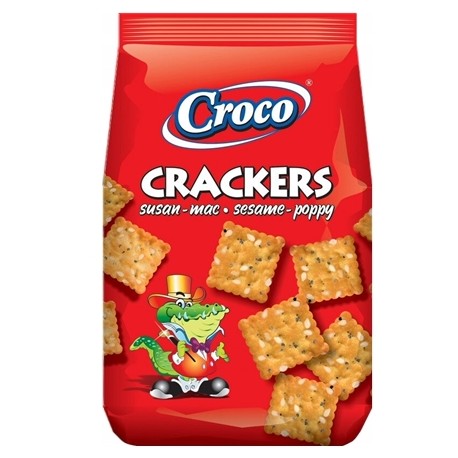 Croco Crackers Sezame Poppi 100g