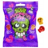 Sour Madness Bad Match 60g - extrémně kyselé 3D lebky (2 brutální chutě)