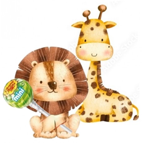 Jungle Animal + Chupa Chups Lollipop