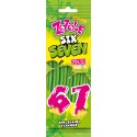 Zozole Six-Seven 75g - extra kyselé želé pásky jablko & kiwi 