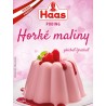 HAAS Puding Horké maliny 37g- malinový pudingový dezert