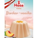 Haas Puding Broskev - vanilka 37g - pudingový dezert broskev & vanilka