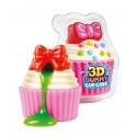 3D Gummy Cup Cake 18g - želé cupcake s náplní