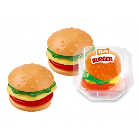 Trolli Burger Minis 9g - želé hamburger