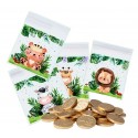 Jungle Animal Choco Coins 3,3g - čokoládové mince