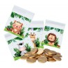 Jungle Animal Choco Coins 3,3g - čokoládové mince