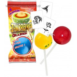 Jawbreaker Lollipop Tattoo 60g-mega lízátko s tetováním