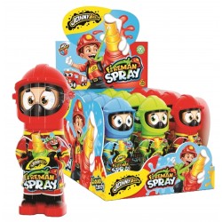 Fireman Spray 40ml - figurka hasiče s jahodovým sprejem